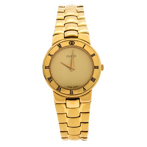 women's gucci watch gold|gucci ladies watch with diamonds.